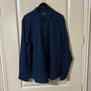 Perry Ellis - Motion Series button-down shirts in dark sapphire - Size XXL